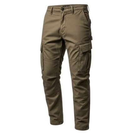 Vonzelo Men's Utilitarian Cargo Pants | Durable Cotton Ripstop Tactical Trousers